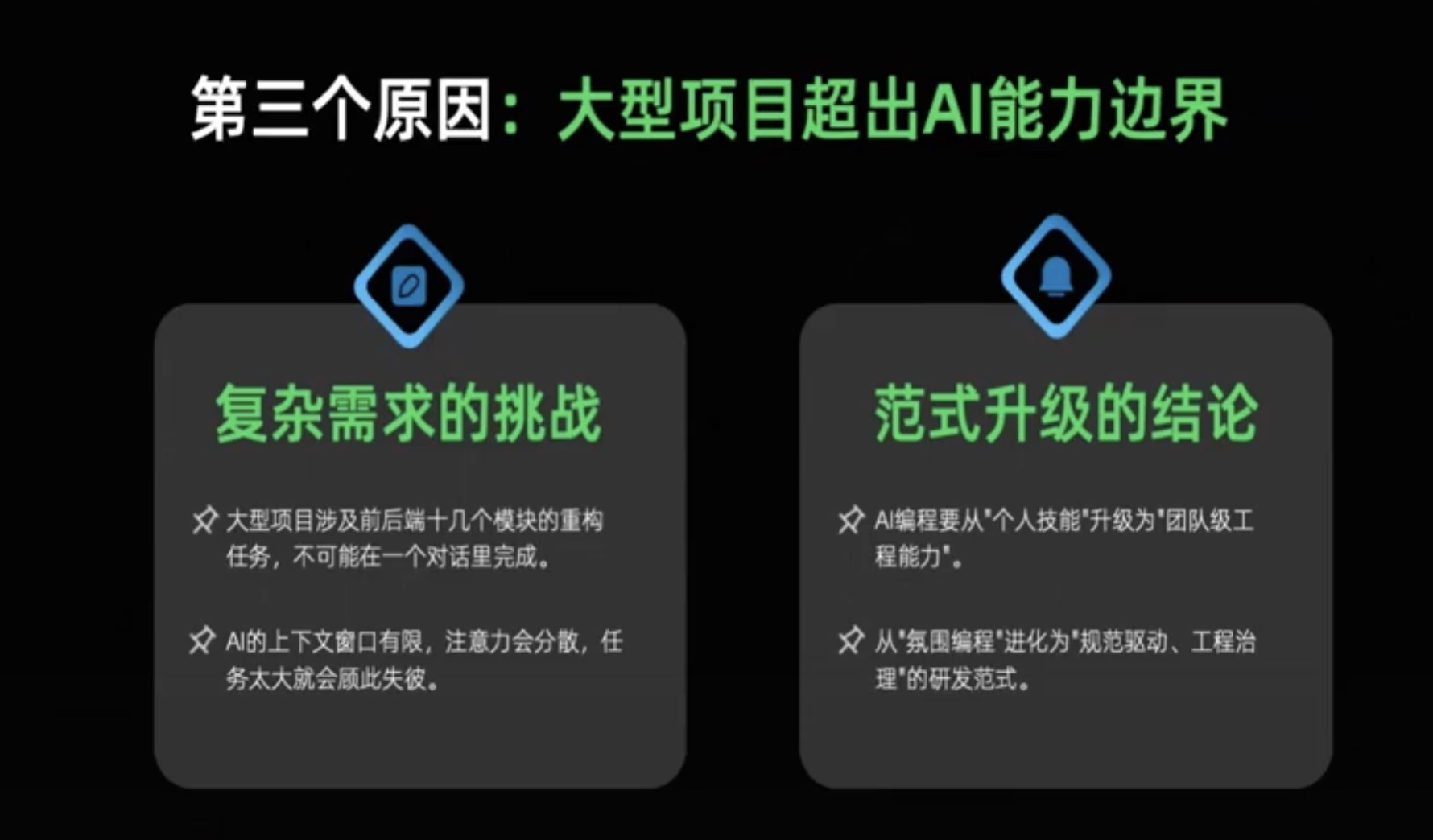 第三个原因：AI能力边界